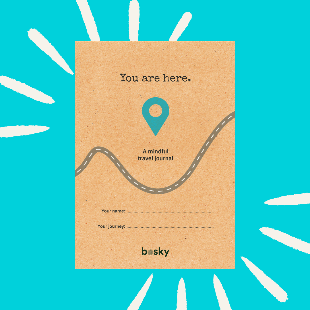 You are here. A mindful travel journal by Emma Clarke