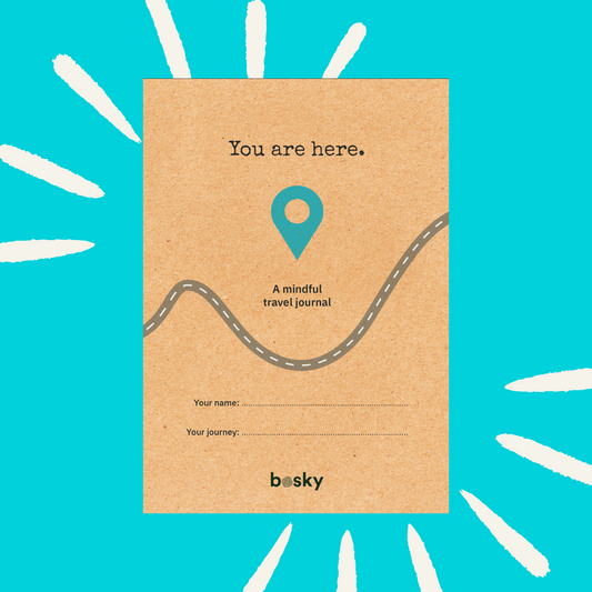 You are here. A mindful travel journal by Emma Clarke