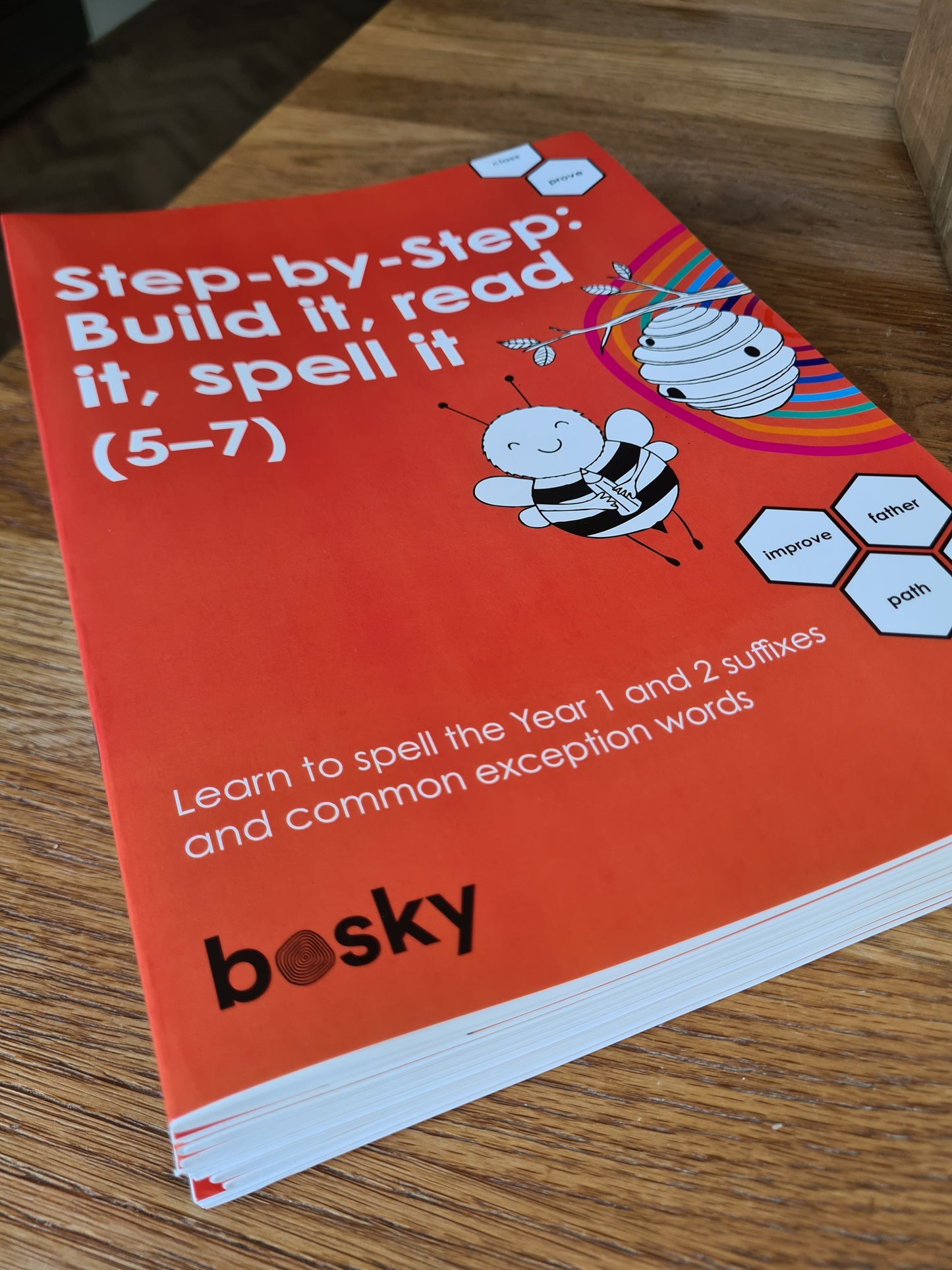 Step-by-Step: Build it, read it, spell it (5-7)