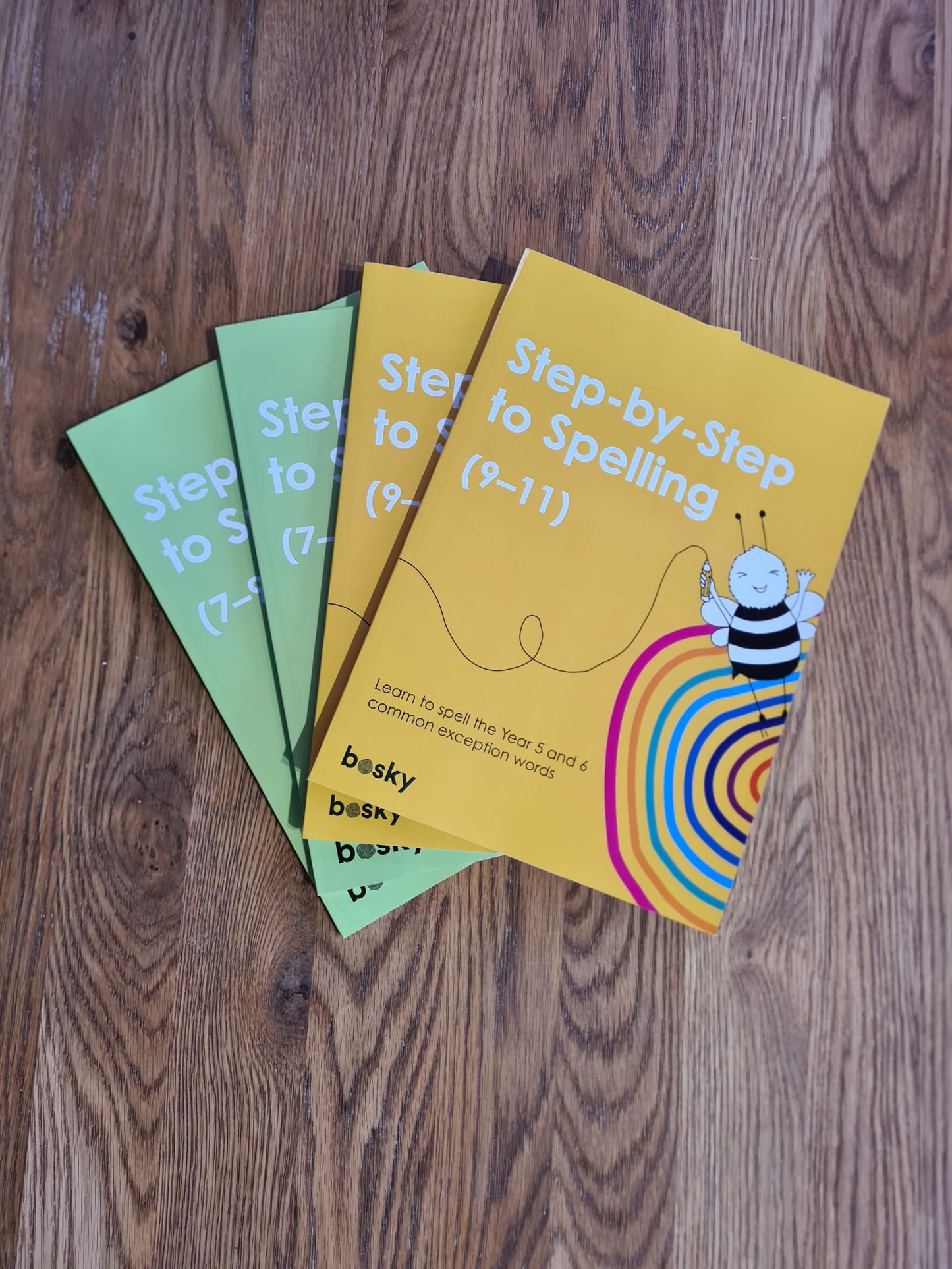 PACK OF 5: Step-by-Step to Spelling (7–9)